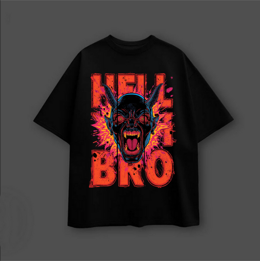 HELL BRO Tee - Unleash the Fury