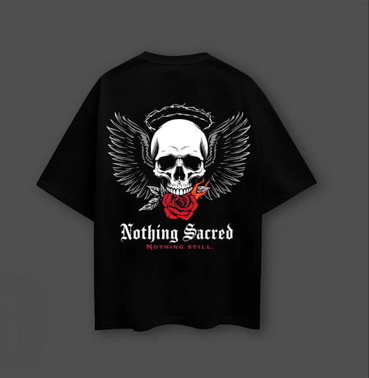 SACRED REBELLION SKULL TEE